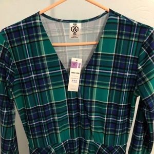 Agnes and Dora Plaid Curie Dress Medium NWT